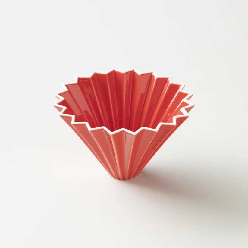 ORIGAMI Porcelain Dripper Red