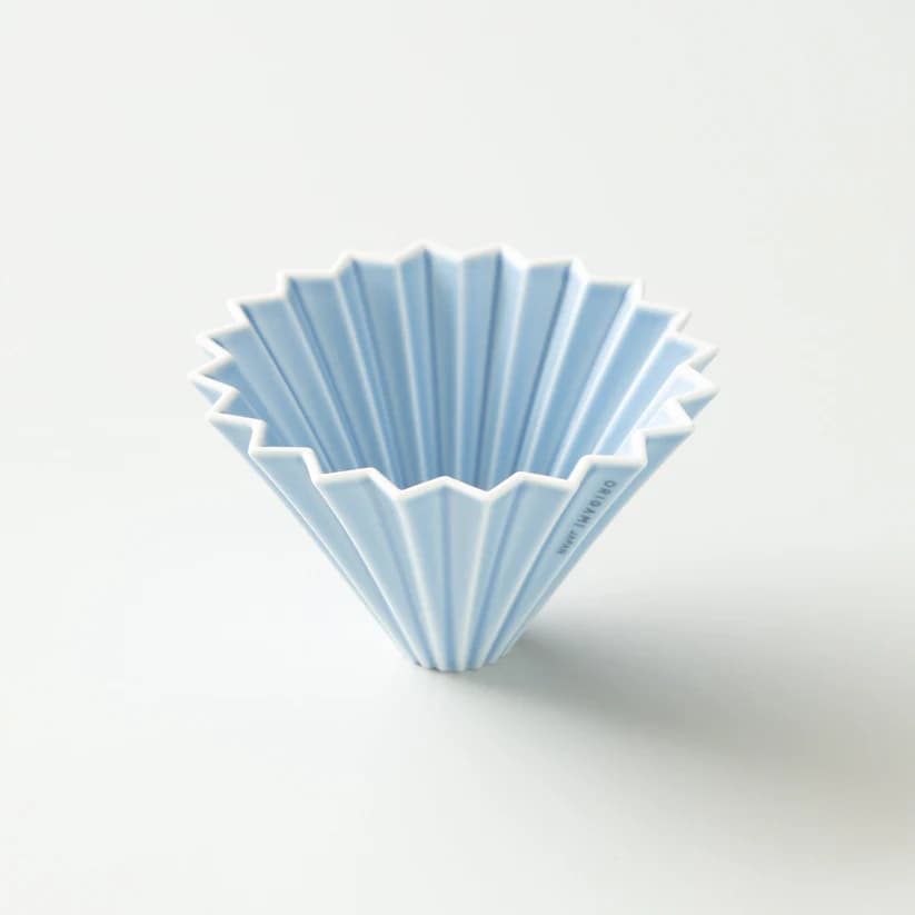 ORIGAMI Porcelain Drippe Matt BLue