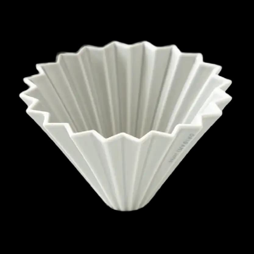 ORIGAMI PORCELAIN DRIPPER MATTE GRAY