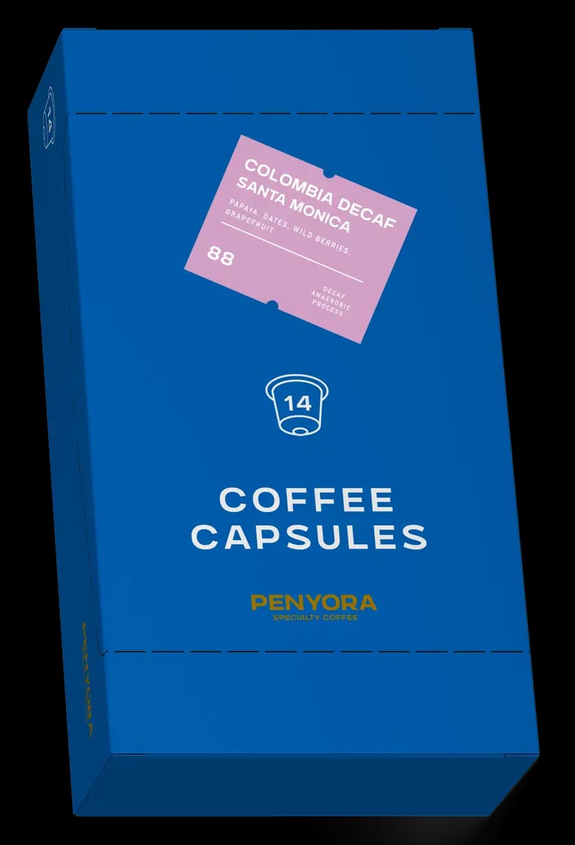 COFFEE CAPSULES COLOMBIA SANTA MONICA DECAF
