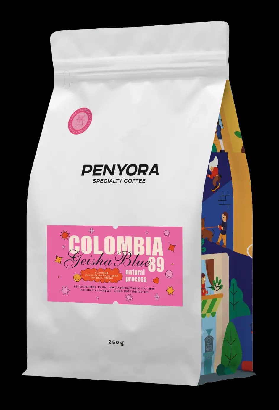 COLOMBIA GEISHA BLUE FILTER