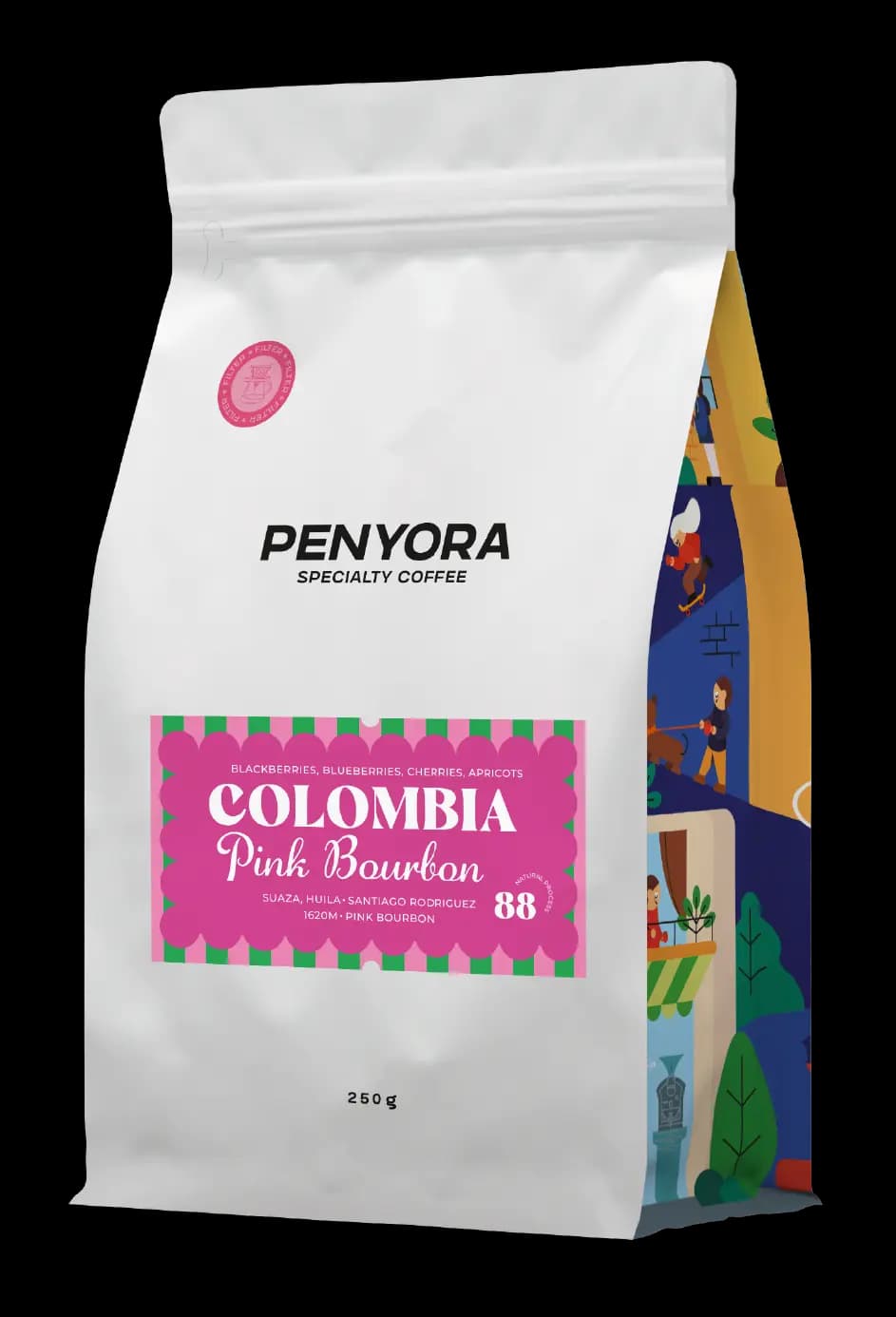COLOMBIA PINK BOURBON FILTER